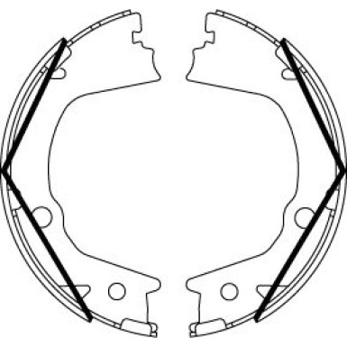 Bremsbacken | SSANGYONG Actyon 05 | GS8859