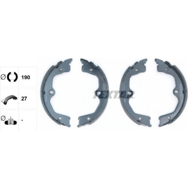 91077700 Bremsbackensatz, Feststellbremse 91077700 Bremsbackensatz, Feststellbremse