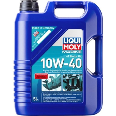 Liqui Moly Marine 4T Motor Oil 10W-40 5 l | 25013 | 5L Kanister Kunststoff