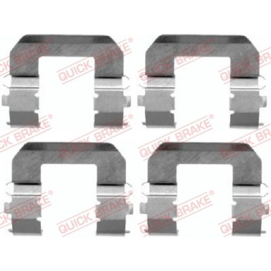 391-1617 Montagesatz f.Bremsklötze | HYUNDAI Tucson,KIA Sportage 04 | 109-1617
