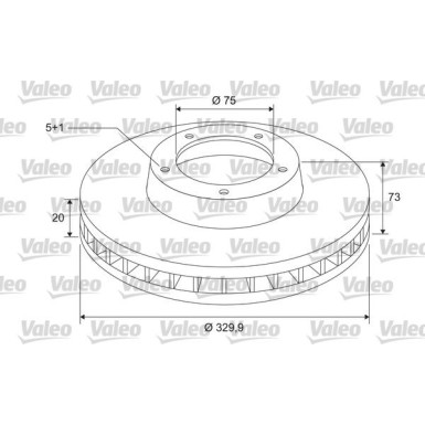 VALEO Bremsscheibe VALEO Bremsscheibe