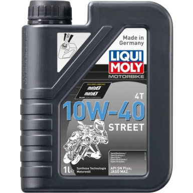 Liqui Moly Motorbike 4T 10W-40 Street 1 l | 1521 | 1L Dose Kunststoff
