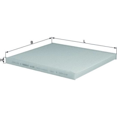 MAHLE Filter, Innenraumluft LA 301