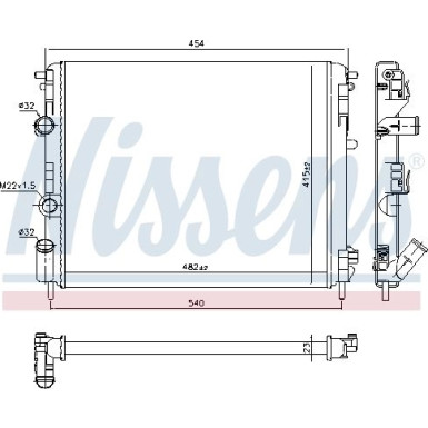 Wasserkühler PKW | RENAULT CLIO II 1,9 D 99 | 637931