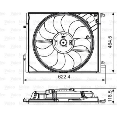LÜFTER, MOTORKÜHLUNG | VAL696882
