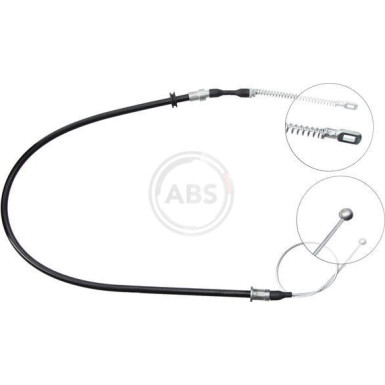 A.B.S. Handbremsseil Seilzug Festellbremse K15457