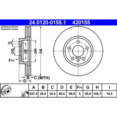 Bremsscheibe | 24.0120-0155.1