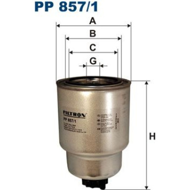 FILTRON Kraftstofffilter | PP 857/1