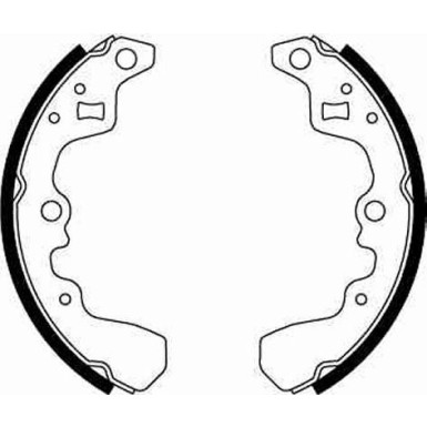 89 461 007 Bremsbacken | SUZUKI Swift 1.3 85 | GS8248