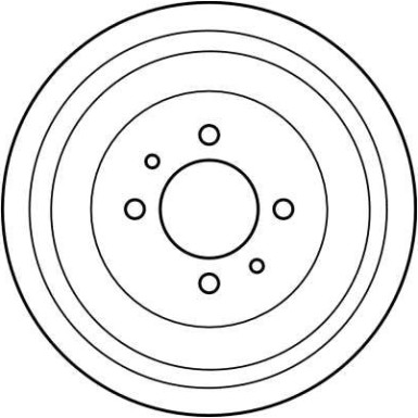 Bremstrommel. Renault T. Kangoo/Megane 97- Ohne Lager | DB4218