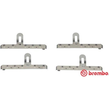 BREMBO Zubehörsatz, Scheibenbremsbelag A 02 303 PRIME LINE