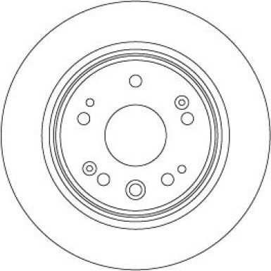 Bremsscheibe Honda T. Cr-V 2.0 01-06 | DF8083