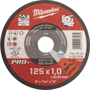 Metalltrennscheibe PRO+ Inox | Trennscheibe 125x1mm | 4932451488
