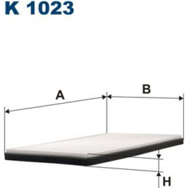 FILTRON Filter, Innenraumluft K 1023