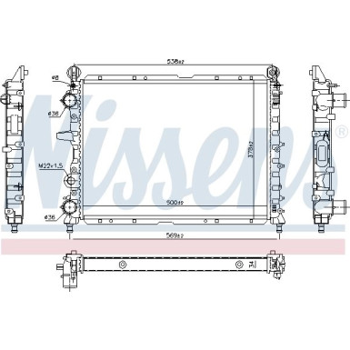 Wasserkühler PKW | FIAT TIPO 1500 88 | 61842