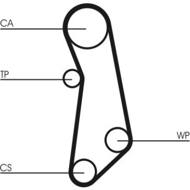 CT1114WP1 Wasserpumpe + Zahnriemensatz