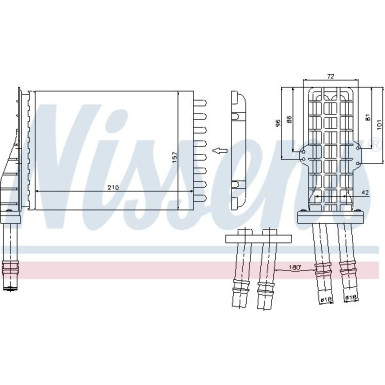 Heizkühler PKW RENAULT Espace III 96-02 FIRST FIT 73258