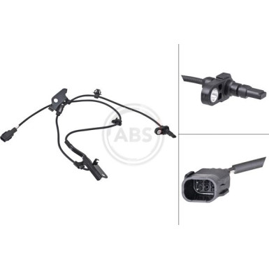 A.B.S. Sensor, Raddrehzahl A.B.S. Sensor, Raddrehzahl