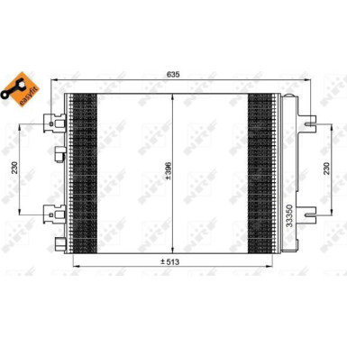 Kondensator, Klimaanlage EASY FIT 35947