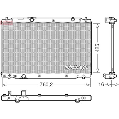 Denso | Kühler, Motorkühlung DRM40107