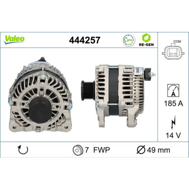 VALEO Generator 444257 VALEO RE-GEN AT