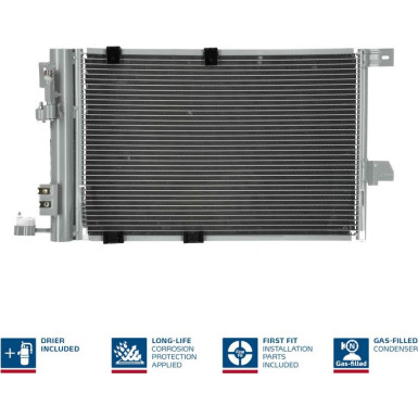 Kondensator PKW Opel Astra G FIRST FIT 94384
