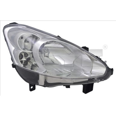 Scheinwerfer R H4 +LWR +MOT CHROM | PEUGEOT PARTNER 4,12-5,15 | 4891,513,2