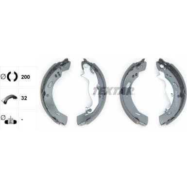 91069200 Bremsbackensatz 91069200 Bremsbackensatz