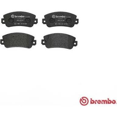 BREMBO Bremsklötze VA | FIAT Panda, Uno, 131 74-04 | P 23 021
