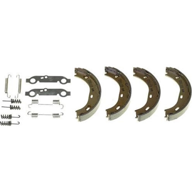 Bremsbackensatz HA MERCEDES S-Klasse 79-91 ESSENTIAL LINE S 50 501