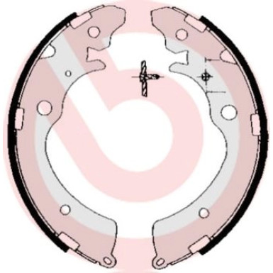 Bremsbackensatz HA HONDA Civic 00-06 ESSENTIAL LINE S 28 507