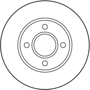 TRW Bremsscheibe | DF2682