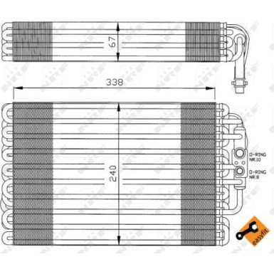 Kondensator, Klimaanlage EASY FIT 35264