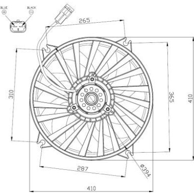 LÜFTER, MOTORKÜHLUNG | NRF47962 LÜFTER, MOTORKÜHLUNG | NRF47962