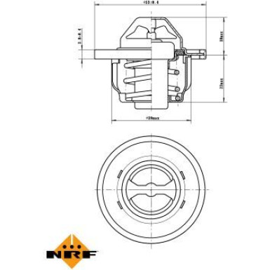 Thermostat, Kühlmittel EASY FIT 725150