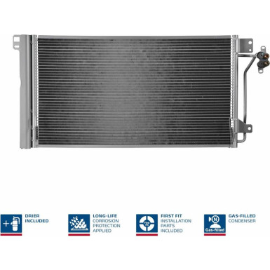 Kondensator PKW VW T5 62-173kW 03 FIRST FIT 94604