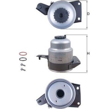 MAHLE Kraftstofffilter | KL 829D