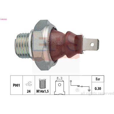 Íldruckschalter Made in Italy - OE Equivalent 1.800.023