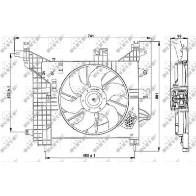 LÜFTER, MOTORKÜHLUNG | NRF470023 LÜFTER, MOTORKÜHLUNG | NRF470023