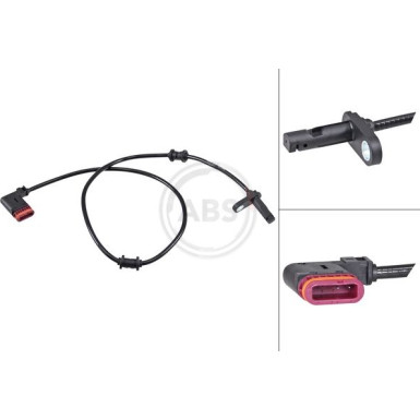 A.B.S. Sensor, Raddrehzahl 32114 A.B.S. Sensor, Raddrehzahl 32114