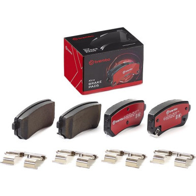 BREMBO Bremsklötze Xtra HA | HYUNDAI i30 KIA Ceed 07-19 | P 30 051X BREMBO Bremsklötze Xtra HA | HYUNDAI i30 KIA Ceed 07-19 | P 30 051X