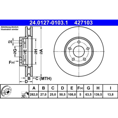 Bremsscheibe | 24.0127-0103.1