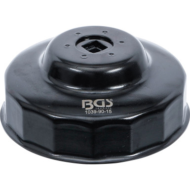 BGS Ölfilterschlüssel | 15-kant | Ø 90 mm | für Honda, Mazda, Nissan, Subaru, Toyota | 1039-90-15