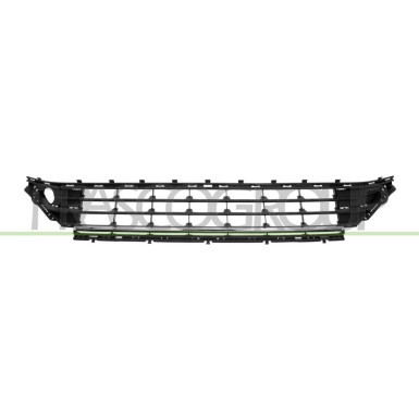 GRILL UNTEN MITTE SCHWARZ/CHROM -FRONTA | VW GOLF VII (-GTI) 4,17 | 7226,415,6