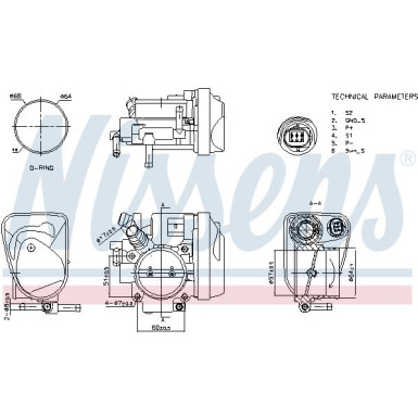 NISSENS Drosselklappenstutzen NISSENS Drosselklappenstutzen
