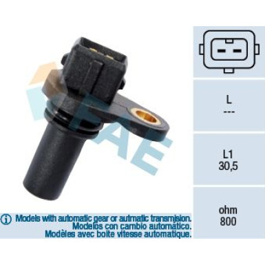 FAE Drehzahlsensor, Automatikgetriebe | 79008