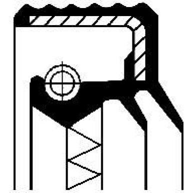 01019879B Wellendichtring, Radnabe