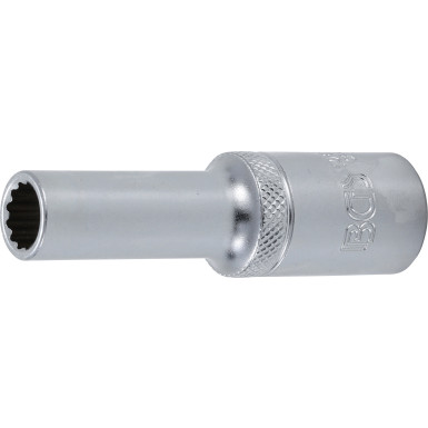 BGS Steckschlüssel-Einsatz Zwölfkant, tief | Antrieb Innenvierkant 12,5 mm (1/2"""") | SW 10 mm | 10680