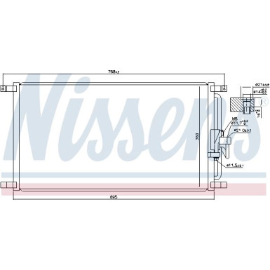 Kondensator PKW JAGUAR XK8 00 FIRST FIT 940104