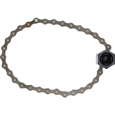 BGS Universal-Ölfilter-Kettenschlüssel Antrieb Innenvierkant 12,5 mm (1/2 ) Ø 100 mm BGS Do it yourself 1020